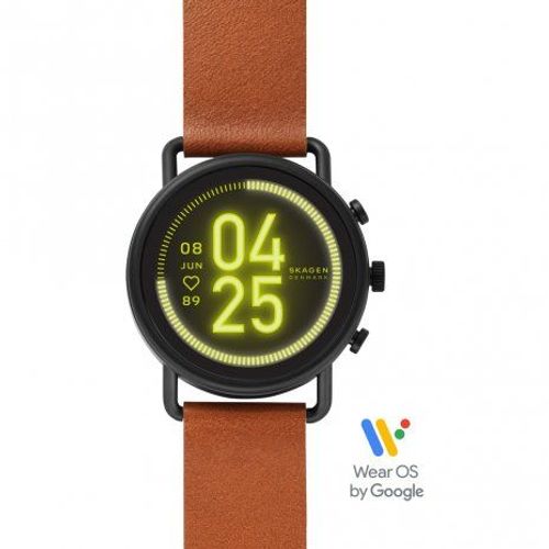 Skagen Skt5201 Falster Montre Connectée 42 Mm Noir/Marron