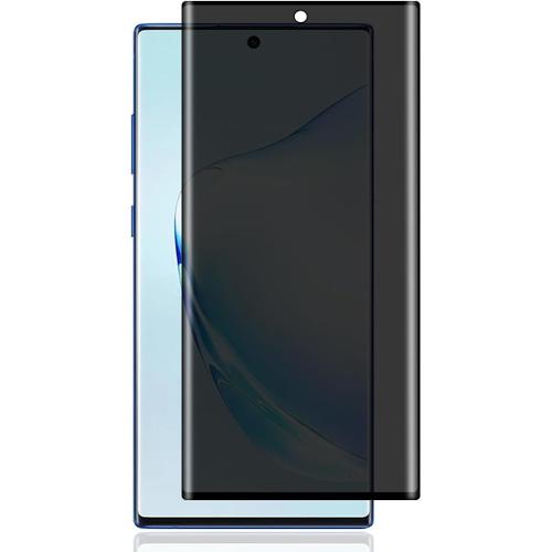 Verre Trempé Anti-Espion Pour Samsung Galaxy Note 10 Plus¿Sans Bulles/Couverture Complète¿Anti-Spy Privacy Film Protection En É