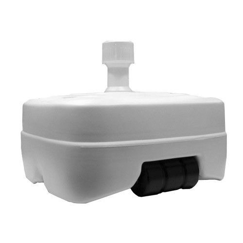 Schneider Pied De Parasol En Pe,?Blanc,?Env. 45 Ltr.