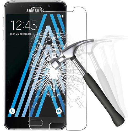 Lot De 2 Films De Protection En Verre Trempé Pour Samsung Galaxy A3 2016