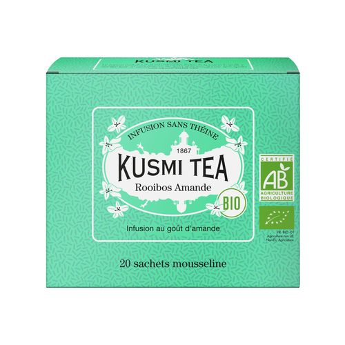 Kusmi Tea - Rooibos Amande (Infusion Bio) - Boîte 20 Sachets