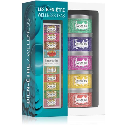 Kusmi Tea - Coffret Les Bien-être avec une pince &agra