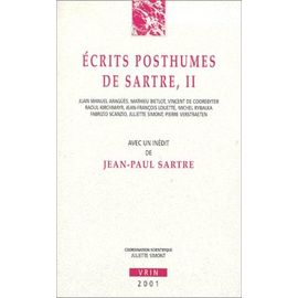 Ecrits Posthumes De Sartre - Volume 2