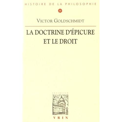 La Doctrine D'epicure Et Le Droit