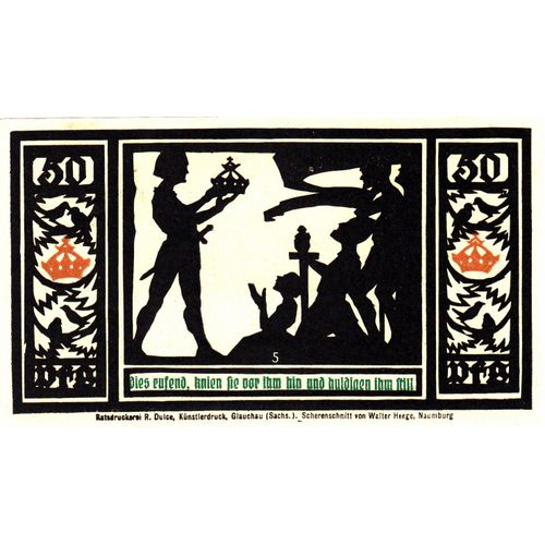 Billet Allemand - 50 Pfennig - Quedlinburg 1921