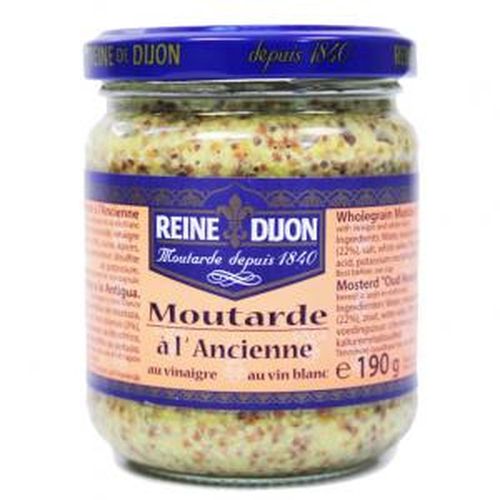 Moutarde À L'ancienne - Reine De Dijon - Pot 190g