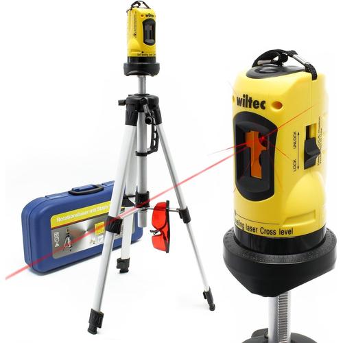 Jaune,noir Niveau laser rotatif auto-nivelant avec trépied 1,2m pour la mesure des angles et surface