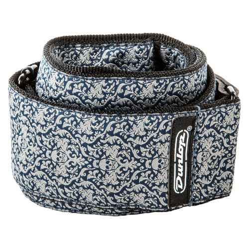 Dunlop D6715 - Sangle Jacquard - Fleurs De Skull
