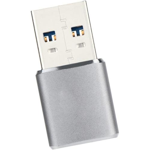 argent Lecteur De Carte 5 Gpbs Lecteur De Carte SD USB 3.0 Lecteur SD Lecteur De Carte USB Super Lecteur De Carte Mémoire SD Adaptateur USB Lecteur TF sans Fil WiFi L'ordinateur