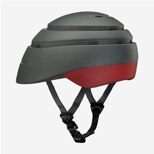 Closca Casque De Vélo Sans Visière Pliable Graphite/Bordeaux Loop