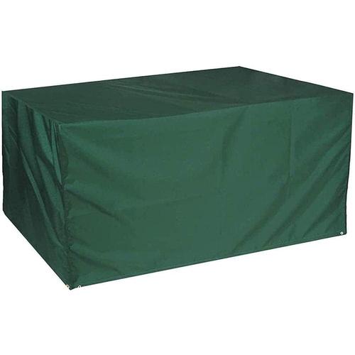 Vert Bache De Protection Pour Mobilier,Housse Salon De Jardin,Étanche Housses Meuble Exterieur,Imperméable,Anti-Uv, Robuste 420d Oxford Meuble Cover,Pour Table,Chaises 190x117x61cm(75x46x24in)