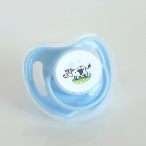 Tétine En Silicone Pour Bébé, Bonnet Hygiénique En Forme De Papillon Avec Motif Animal Comprenant 4 Couleurs Différentes Tête Ronde/Plate.