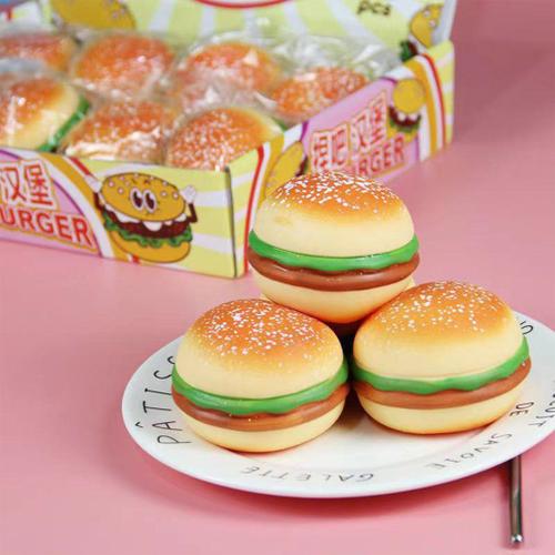 Hamburger De Simulation De Nourriture Pour Enfants, Jouets Éducatifs, À Montée Douce Et Lente, Pour Adultes, Fidget, Décompression