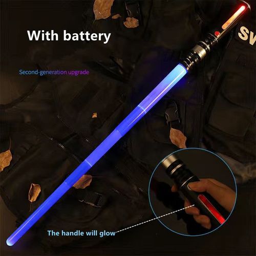 Sabre Laser Pour Garçon, 2 Pièces, Jouet De Cosplay, Double Sabre Lumineux, Épée Avec Son, Cadeaux De Noël