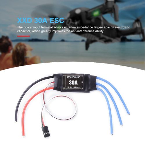 Contrôleur De Vitesse De Moteur Sans Balais Xxd 30a 2-4s Esc, Rc Bec Esc 450 V2, Accessoire Pour Mini Drone Fpv F450, Hélicoptère Et Bateau-Générique