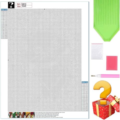 Peinture Diamant 5d Secret Fleur Diy Surprise Aléatoire Diamond Painting Mystère Carré Plein Point De Croix Décoration Chambre À Coucher Décoration Murale 30 X 40 Cm/35 X 35 Cm