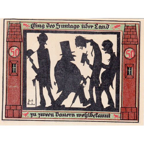 Billet Allemand - 50 Pfennig - Glauchau 1921