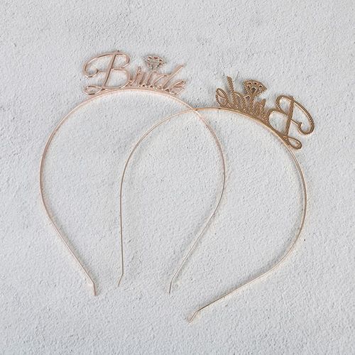Bandeau Couronne Tiara Pour Demoiselle D'honneur Pour Enterrement De Vie De Jeune Fille Fête Prénatale Mariage Nouvelle Collection