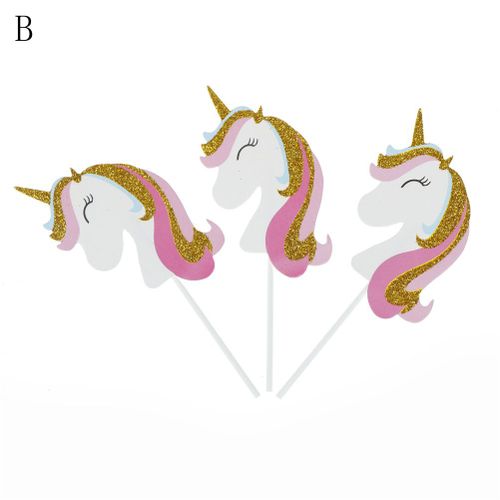 Décoration De Gâteaux Arc-En-Ciel 3 Pièces Décoration De Fête Avec N¿Ud Papillon Décoration De Fête D'anniversaire Licorne Réception-Cadeaux Pour Bébé Fournitures De Décor De Gâteaux Pour Enfants