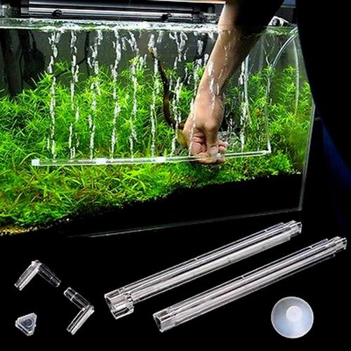 Rideau De Réservoir D'aquarium En Plastique 12 Pièces Évacuation De L'air Diffuseur De Barre À Bulles Nouveau Ensemble D'accessoires Pour Aquarium Aquarium