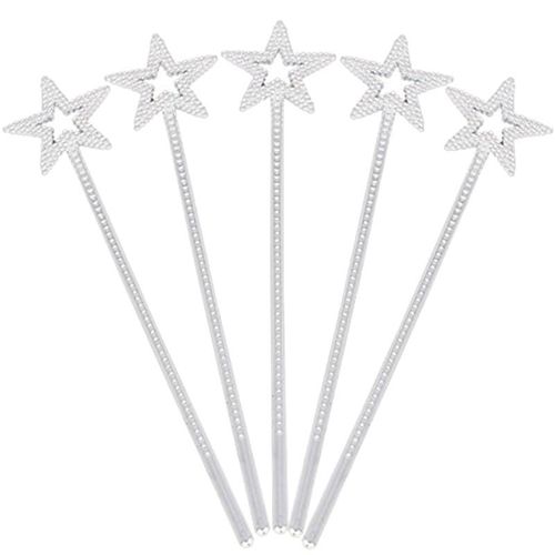 Baguette Magique Étoile 24 Pièces/12 Pièces Baguettes De Princesse En Forme D'étoile Pour Fête D'anniversaire Cosplay Mariage Noël
