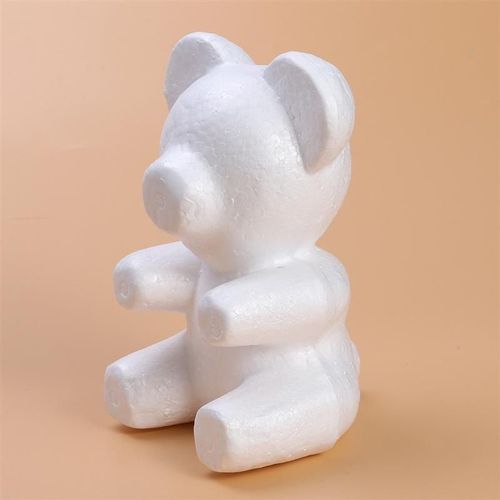 Modélisation Polystyrène Polystyrène Mousse Ours Moule Blanc Artisanat Boules Saint Valentin Cadeau Pour Bricolage Décoration De Fête De Mariage