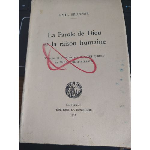 La Parole De Dieu Et La Raison Humaine