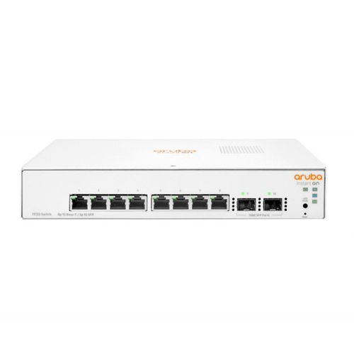 HPE Networking Instant On 1930 8G 2SFP Switch - Commutateur - C3 - Géré - 8 x 10/100/1000 + 2 x Gigabit SFP - de bureau