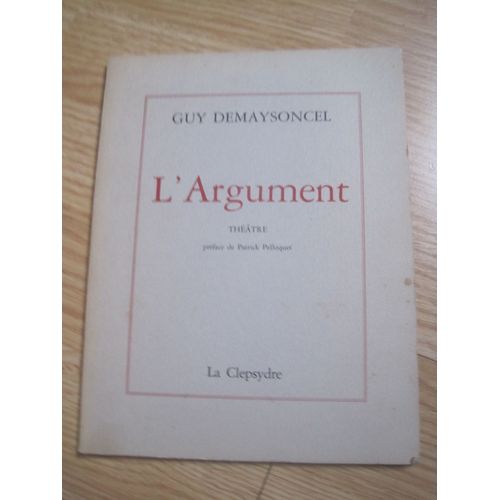 L'argument - Théâtre