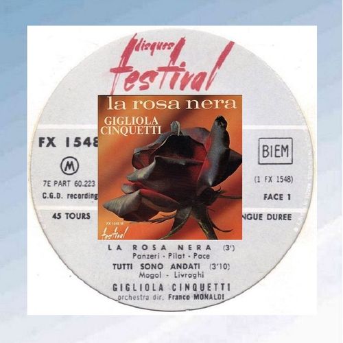 1 Disque Ancien, 45 Tours, De ( Gigliola Cinquetti ) Année 1967