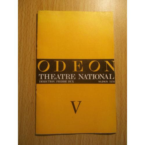 Théatre National De L Odeon."Le Comte Oderland" De Max Frish. Avec : Bernard Dhéran ; Nicole Calfan ;Alain Pralon , Denise Noel ;;Michel Aumont..