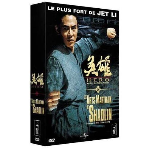 Coffret Jet Li 2 Dvd : Les Arts Martiaux De Shaolin / Héro