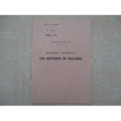 Mesures De Sécurité