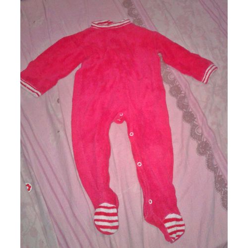 Pyjama Rouge Taille 2 Ans Pressions Entrejambe Et Dos ..