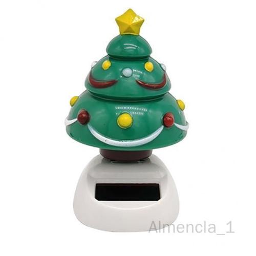 Almencla 5 Arbre De Noël Dansant à énergie Solaire, 5 à 6 Paquets, Gadget D'ornement De Décoration Pour La Maison Et La Voiture 5 pièces