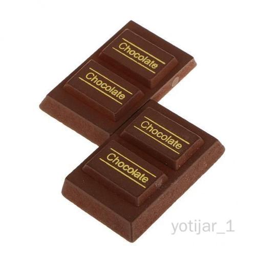 Yotijar 6xwooden Aimant Connecté Chocolat Simulation Alimentaire Jouer Maison Cuisine Jouet 6 Pièces