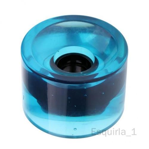 Esquirla 6x70x51mm Planche À Roulettes Pu Roues Longboard Cruiser Roues Bleu Clair 6 Pièces