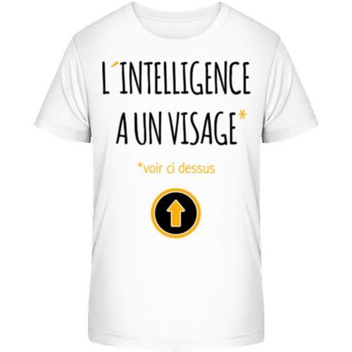 L¿Intelligence, Un Visage, T-Shirt Bio Enfant Stanley Stella 2.0