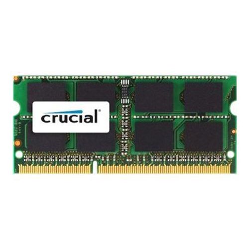Crucial - DDR3L - module - 4 Go - SO DIMM 204 broches - 1600 MHz / PC3-12800 - CL11 - 1.35 V - mémoire sans tampon - non ECC