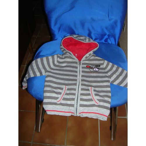 Veste Doublée À Capuche 6 Mois L'école Des Pirates