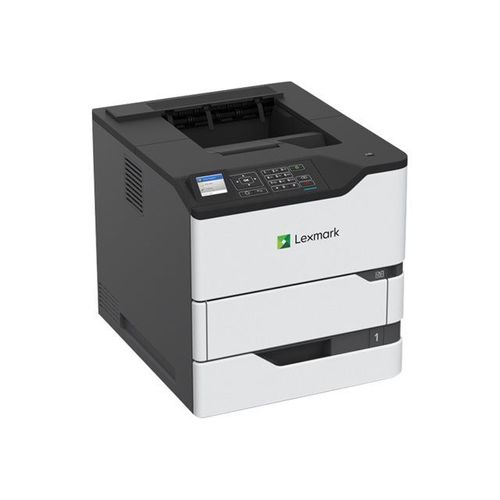 Lexmark MS822de - Imprimante - Noir et blanc - Recto-verso - laser - A4/Legal - 1200 x 1200 ppp - jusqu'à 52 ppm - capacité : 650 feuilles - USB 2.0, Gigabit LAN, hôte USB 2.0