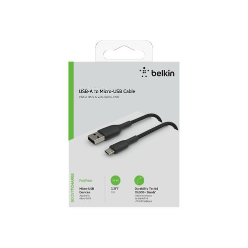 Belkin BOOST CHARGE - Câble USB - Micro-USB de type B (M) pour USB (M) - 1 m - noir
