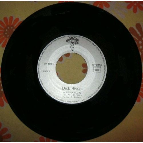 1 Disque Ancien, 45 Tours, De ( Dick Rivers ) Année 1961
