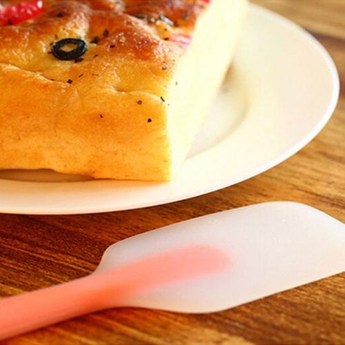 XM En vogue! Spatule à gâteau beurre en Silicone Crème de cuisine spatule à gâteau au beurre racloir à beurre ustensiles de cuisine