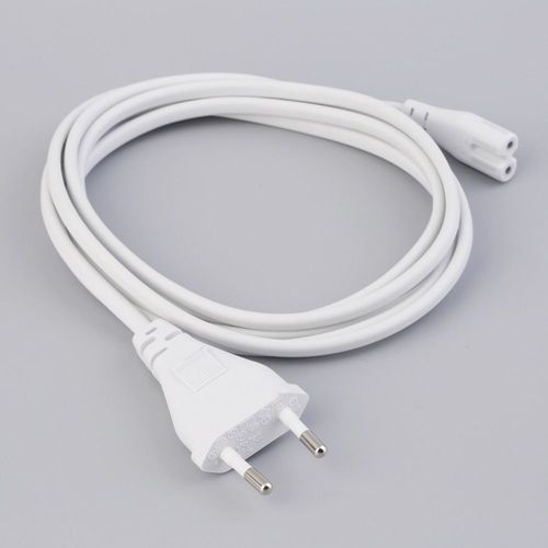 Xm 1.5m Vente Chaude 1 Pièces Volex Eu Européen 2 Broches Port Cordon D'alimentation Ca Câble Pour Mac Mini Routeur Pour Apple Tv Ps2 Ps3 Mince Câble D'alimentation