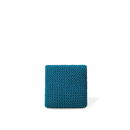 Ottoman Conrad Bleu Azur Coton