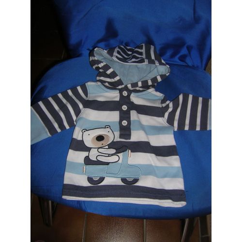 T-Shirt À Capuche 3 Mois
