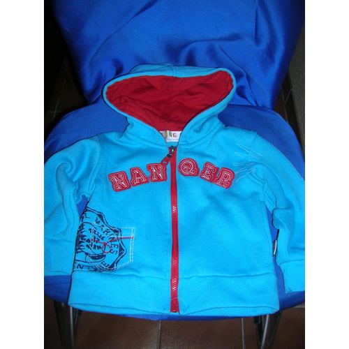 Veste À Capuche Long Qi 12 Mois