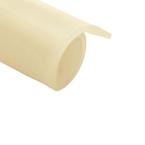 Feuille caoutchouc silicone translucide 100x120cm épaisseur 0.5mm