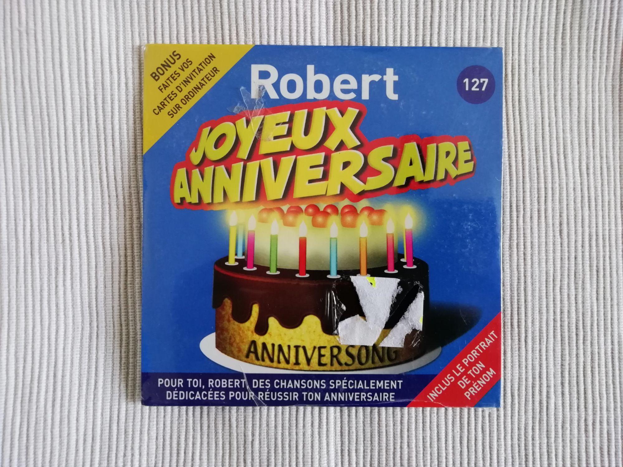 Cd Joyeux Anniversaire Robert Lot Musique Rakuten